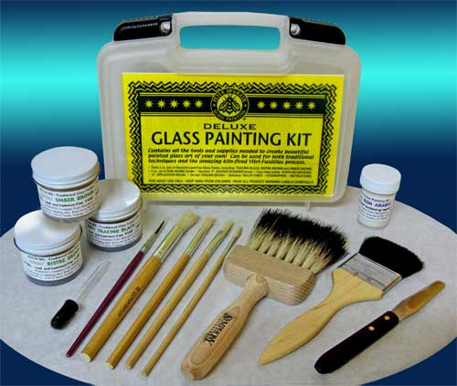 painting Peter Glass McGrain: Deluxe Kit  glass Painting kit
